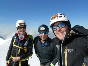 Deb, Cody and Tom on summit of LRP