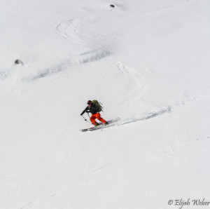 Having a little fun on Mt Moran