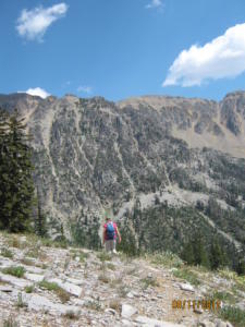 Ann Hiking Out